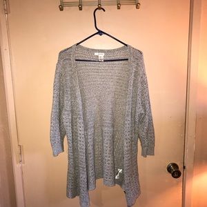 Grey cardigan